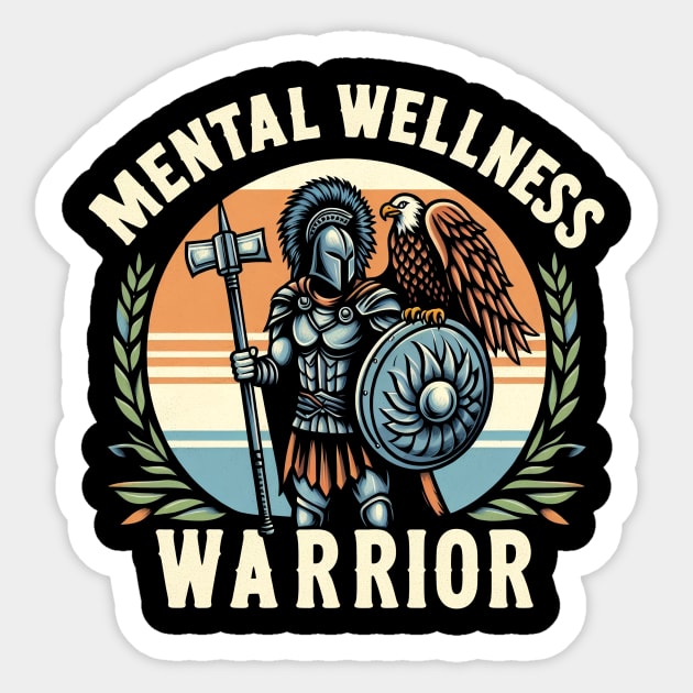 Mental Wellness Warrior, Memorial Day Sticker by cyryley